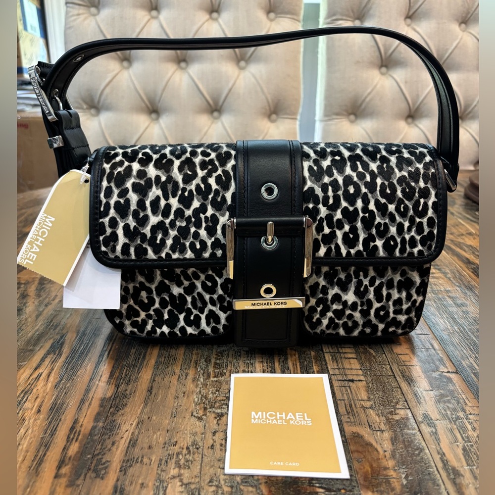 Micheal Kors Colby Medium Calf Hair Bag NWT - Picture 5 of 13